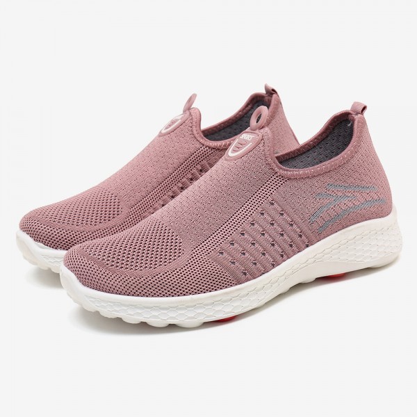 Women Large Size Mesh Comfy Breathable Outdoor Casual Running Sneakers 